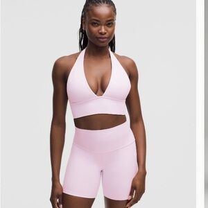 Lululemon Align Halter Sports Bra C/D pink organza
